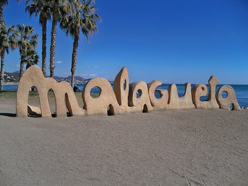 La Playa de la Malagueta: el Mediterráneo a un paso del centro